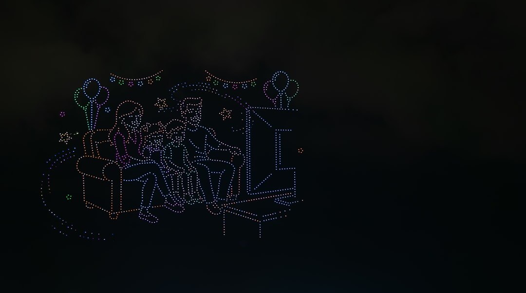 family watching old tv