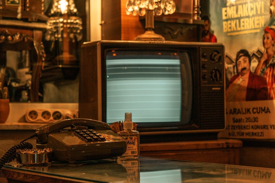 vintage television broadcast